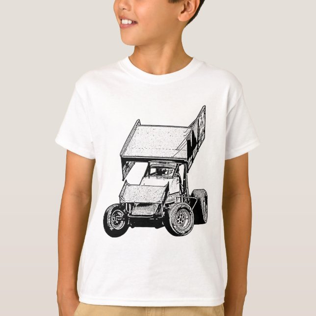 Sprinten Sie Auto 1 T-Shirt (Vorderseite)