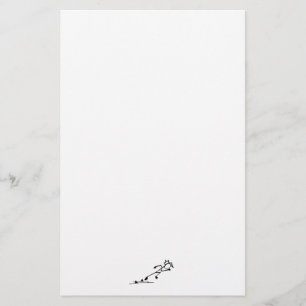 Sprinter Stickman Track und Feldpapier Briefpapier