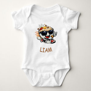 Sprinting Haferbrei Baby Strampler