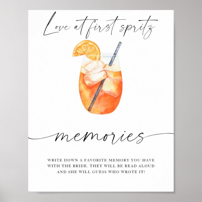 Spritz-Brautparty - Erinnerungen mit der Braut Poster (Vorne)