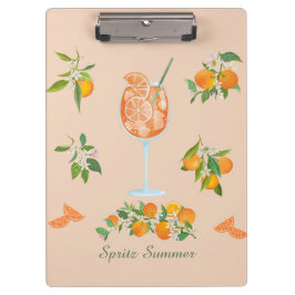 Spritz Sommer Geburtstag Klemmbrett