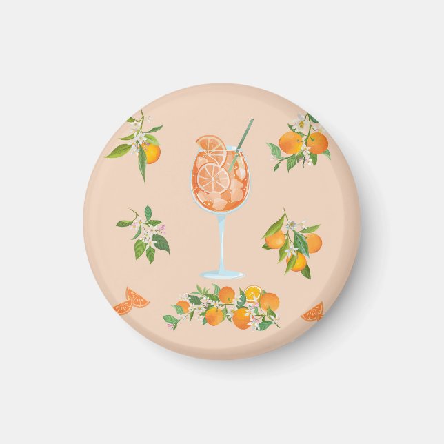 Spritz Sommer Geburtstag Magnet (Vorne)