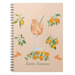 Spritz Sommer Geburtstag Notizblock
