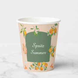 Spritz Sommer Geburtstag Pappbecher