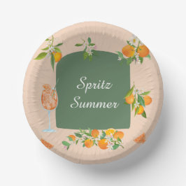 Spritz Sommer Geburtstag Pappteller