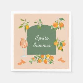 Spritz Sommer Geburtstag Serviette