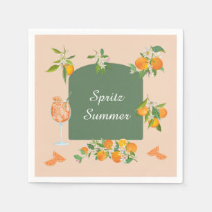 Spritz Sommer Geburtstag Serviette