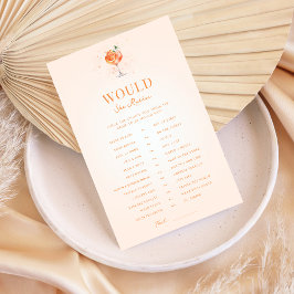 Spritz Theme Brautparty würde sie eher spielen