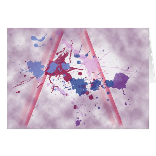 Spritzen-Farbe (Landschaft) (Vorderseite (Horizontal))