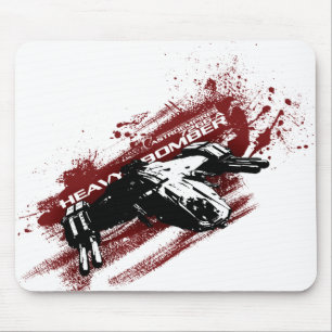 Spritzen-Mausunterlage des schweren Bombers Mousepad