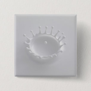 Spritzen von Milch Button