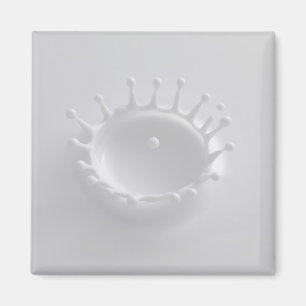 Spritzen von Milch Magnet