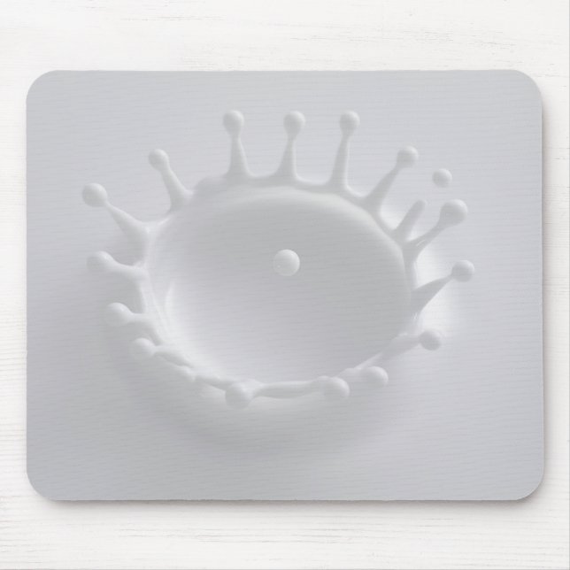 Spritzen von Milch Mousepad (Vorne)