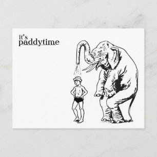 Spritzenbadpostkarte Postkarte