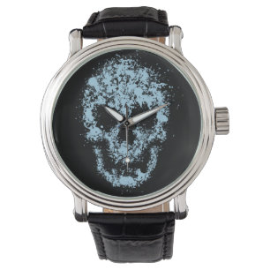 Spritzenschädel Armbanduhr