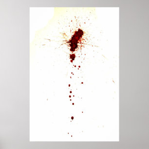 Spritzer an der Mauer Poster