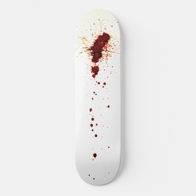 Spritzer an der Mauer Skateboard (Vorderseite)