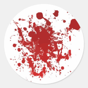 Spritzer-Aufkleber für Halloween Runder Aufkleber