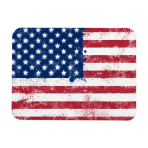 Spritzer bemalt Flagge der USA Magnet