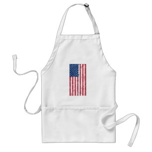 Spritzer bemalt Flagge der USA Schürze