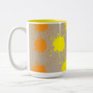 Spritzer Burst Zweifarbige Tasse