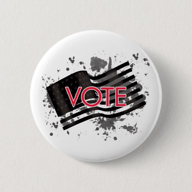 Spritzer Flaggeabstimmung Button (Vorderseite)