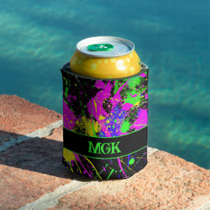 Spritzer für den Anfangsnamen Monogramm Dosenkühler