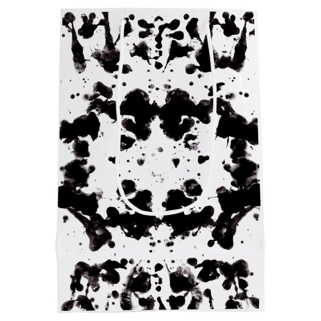 Spritzer-Geschenktasche Mittlere Geschenktüte (Rückseite)