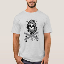 Spritzer Grafik-Skateboard-T - Shirt