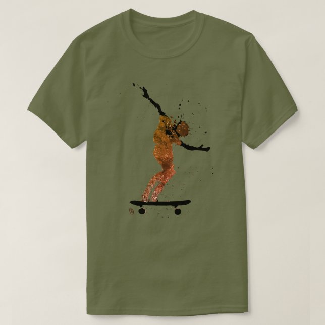 Spritzer-Grafikkarte T-Shirt (Design vorne)