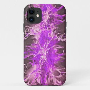 Spritzer Grunge Design - lila Case-Mate iPhone Hülle