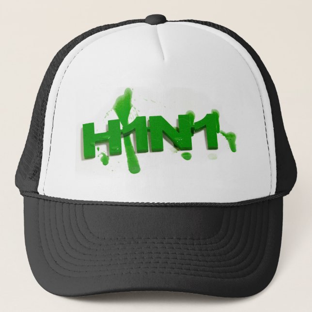 Spritzer-Hut des Virus-H1N1 Truckerkappe (Vorderseite)