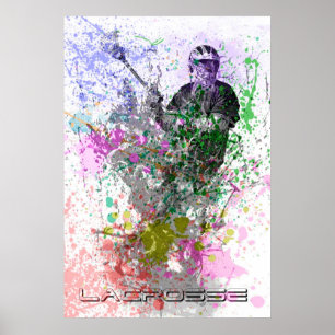 Spritzer Lacrosseplakat Poster