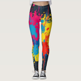 Spritzer-Leggings für Mehrdruck Leggings