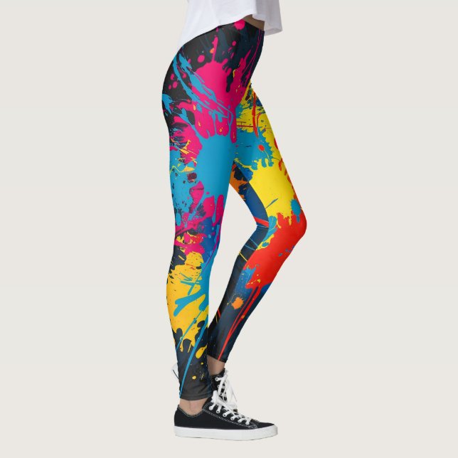 Spritzer-Leggings für Mehrdruck Leggings (Rechts)