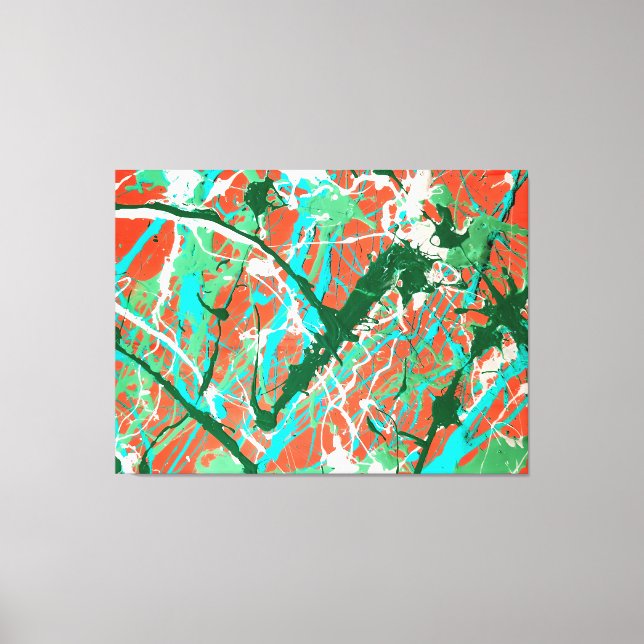 SPRITZER LXIX - Aktionsgemälde - Leinwanddruck (Vorderseite)