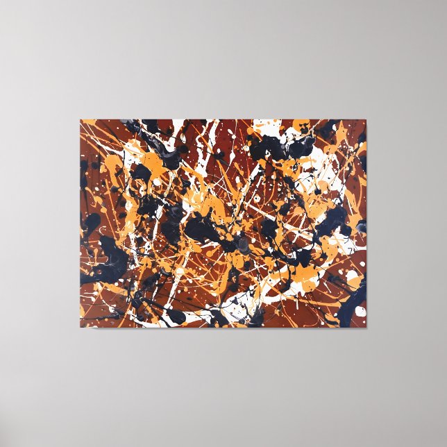 SPRITZER LXXI - Aktionsgemälde - Leinwanddruck (Vorderseite)