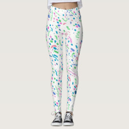 Spritzer-Malerei-Leggings Leggings