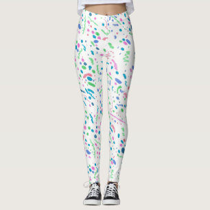 Spritzer-Malerei-Leggings Leggings