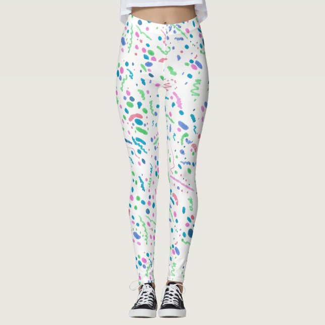 Spritzer-Malerei-Leggings Leggings (Vorderseite)