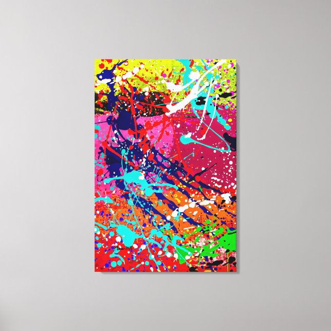 Spritzer Mind_01 Canvas Print Leinwanddruck (Vorderseite)