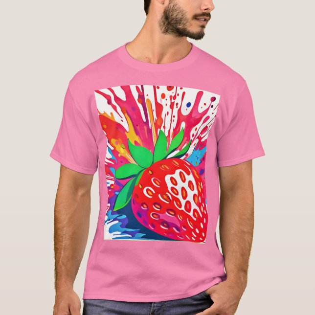 Spritzer Strawberry Splash T-Shirt (Vorderseite)