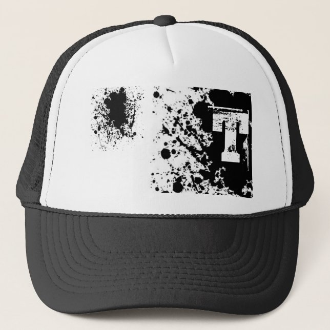 Spritzerfarbe T Truckerkappe (Vorderseite)