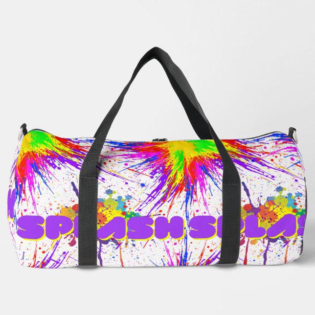 Spritzfarbe Duffle Bag (Vorderseite)