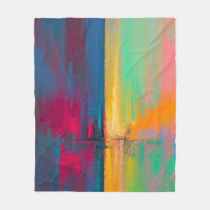 Spritzfarbe Fleecedecke