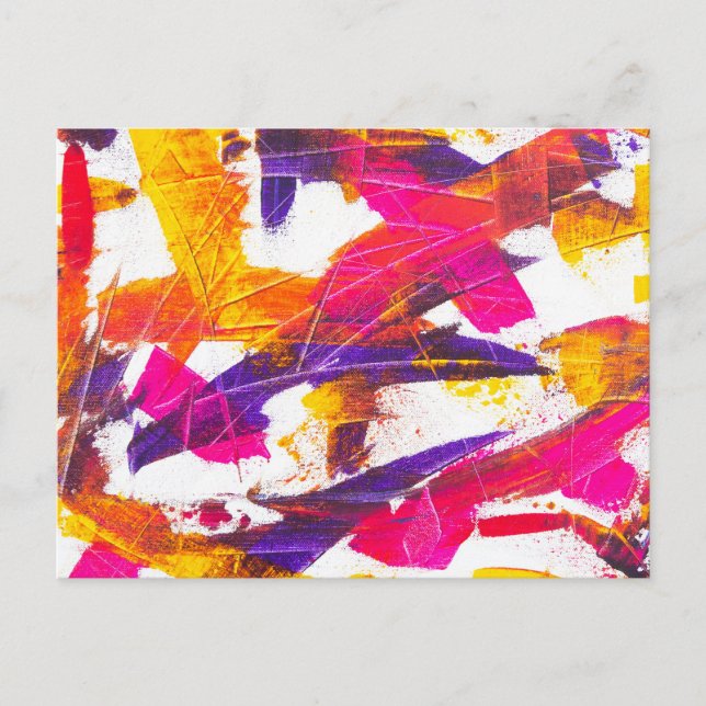 Spritzfarbe Postkarte (Vorderseite)