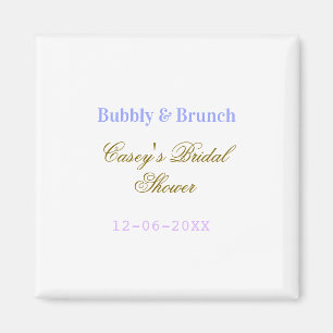 Spritzig und Brunch Junggesellinnenabschied Name D Magnet