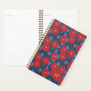 Spritziger Herbst-Blumenplaner Planer