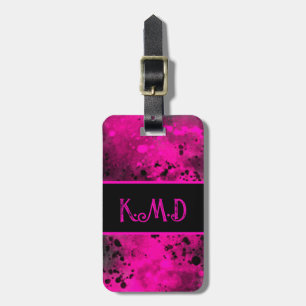 Spritzlackierung Spritzer Effekt Gepäckmarke Gepäckanhänger