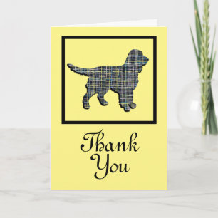 Sprocker Spaniel Hund Danke, dass Sie die Karte be